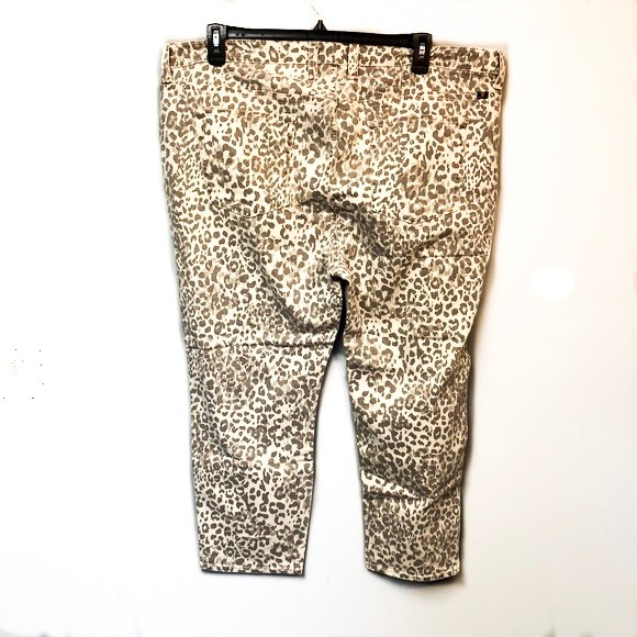 NWT Lucky Brand Ginger Leopard Jeans Plus Size - Picture 4 of 6